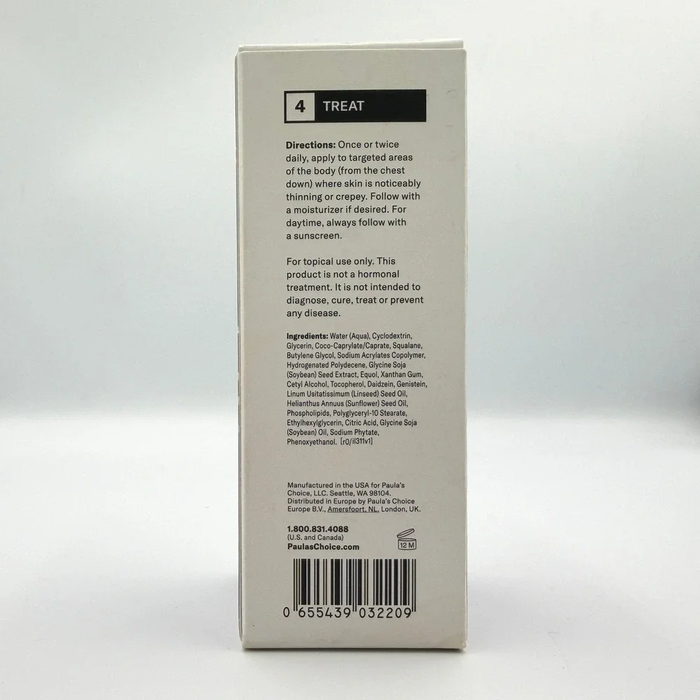 Paula's Choice Phytoestrogen Elasticity Renewal Body Treatment 3.3oz **NEW**